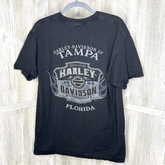 Harley Davidson Fatboy 25 Years T Shirt - Picture 4 of 5